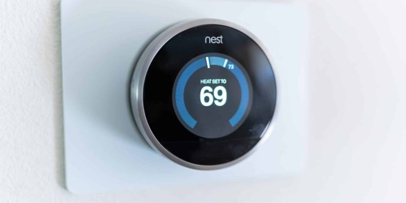 Nest thermostat reading 69 degrees on the heat setting